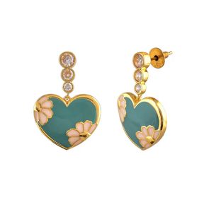 Voylla Valentine&#39;s Day Camellia Drop Earrings