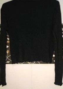 BLACK JACKET/TOP