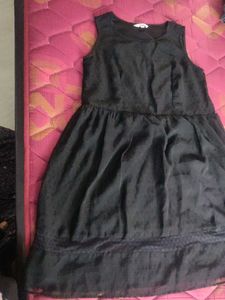 Cute Black Sleeveless Dress