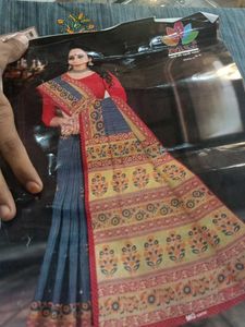 Elegant Cotton Saree (Issue)
