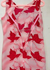 Leaf Print Dress