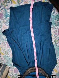 Beautiful Embellished Teal Blue Top