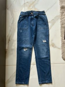 Distressed Denim Pants