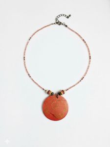 y2k boho Pendant beaded Necklace