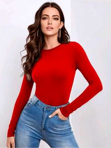 Red Bodysuit Top