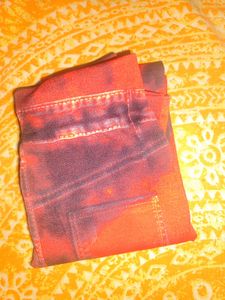 Tie-Dye Ripped Leggings (Small Size)