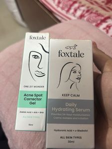 Foxtale Acne Corrector Gel And Daily Hydrating Ser