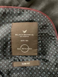 Blackberrys Coat Pant Set - Wine Colour