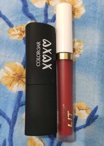 Colorbar And Myglamm Lip Combo