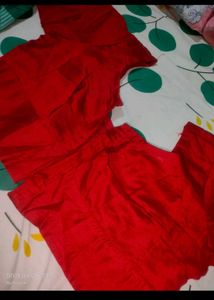 New Cotton Red Blouse