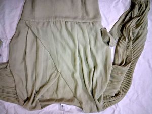 Olive Green Pleated Set