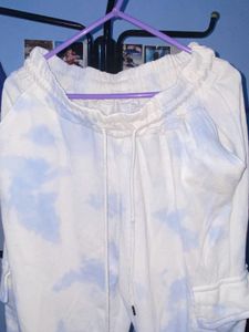 Tie-Dye Cotton Track Pant