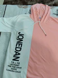 Graphic Print Hoodie T-Shirt