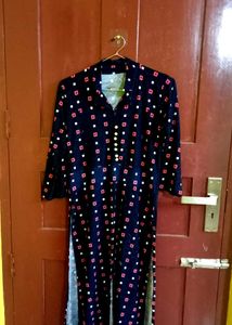 Stylish Navy Blue Kurti