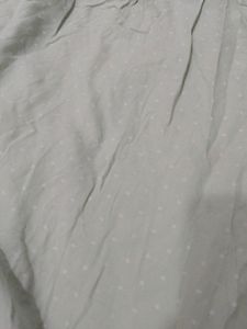 Freezy Blue Collar Shirt With Polka Dots