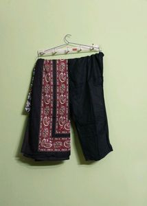 New/Unused A Line Kurti With Dupatta Pant