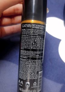 Gatsby Extreme Hold Hair Spray