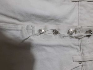 ZARA denim Off-white Shirt