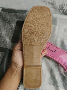 Pink Jeweled Slides