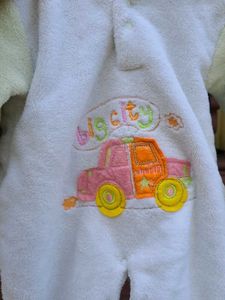 Vintage &#34;Big City&#34; Terry Cloth Baby Onesie