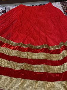 Red &amp; Cream Lehnga