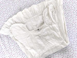 White Crinkled Dress