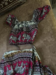 Skirt &amp; Crop Top Set