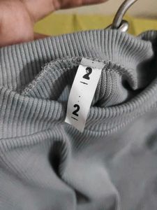 White Ribbed Tank Top