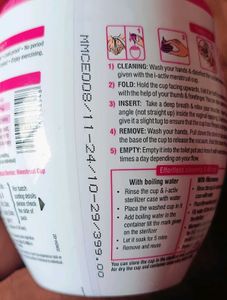 Menstrual Cup With Container - Medium