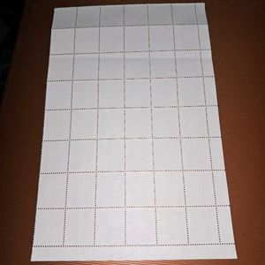 Sheet of 48 Indian Revenue Stamps (100 paisa)