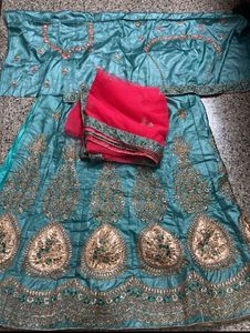 Partywear Lehanga Choli Fabric For Grabs