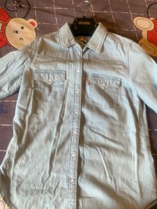 Levis Denim Shirt For Women Girl