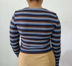 Striped Long Sleeve Top