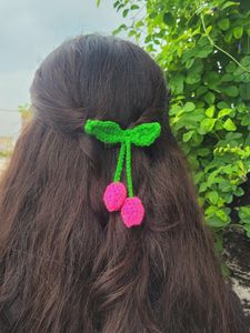 Crochet Floral Hair Clip🎀💟🌸