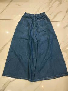 Wide Leg Denim Jeans