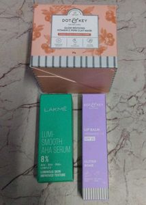 Face Serum & Clay Mask & Lipbalm