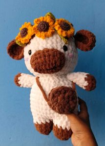 Crochet Cow Plushie