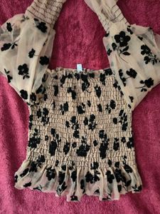 aesthetic cute brown crop top