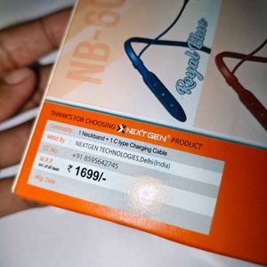 Next Gen Wireless Neckband Earphones - Sea Green