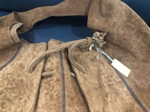 Leather Brown Hobo Bag Large