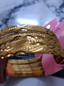 Artificial Gold Bangle Set of four