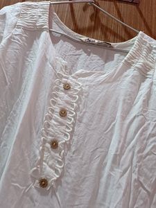 A Cute White Kurta