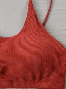 Ribbed Bralette Top