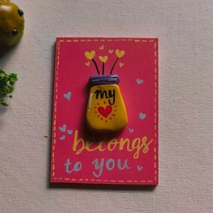 3D Clay Fridge Magnets 🌷