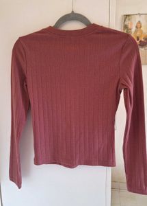 Shein Mauve Long Sleeve Top S Size