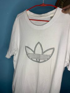 Adidas Originals White T Shirts Premium