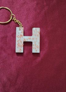 Resin H Keychain