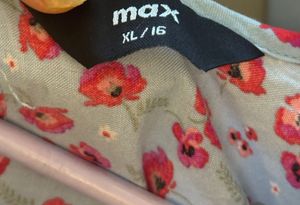 Max Brand Light Soft Rayon Lace Embellished Top