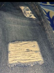 Mom fit ripped jeans
