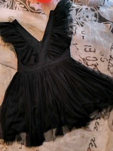 Women V-Neck Fit & Flared Dress